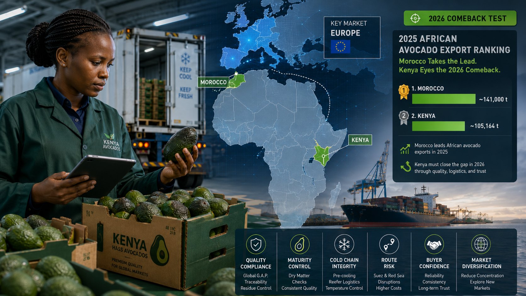 Kenya's Avocado Ranking Shock Creates a 2026 Comeback Test for Exporters
