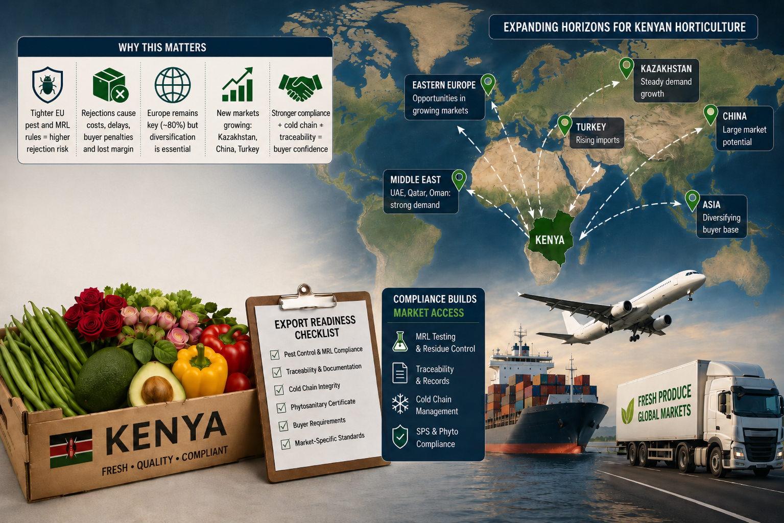 Kenya horticulture exporters pivot to new markets as EU compliance rules tighten